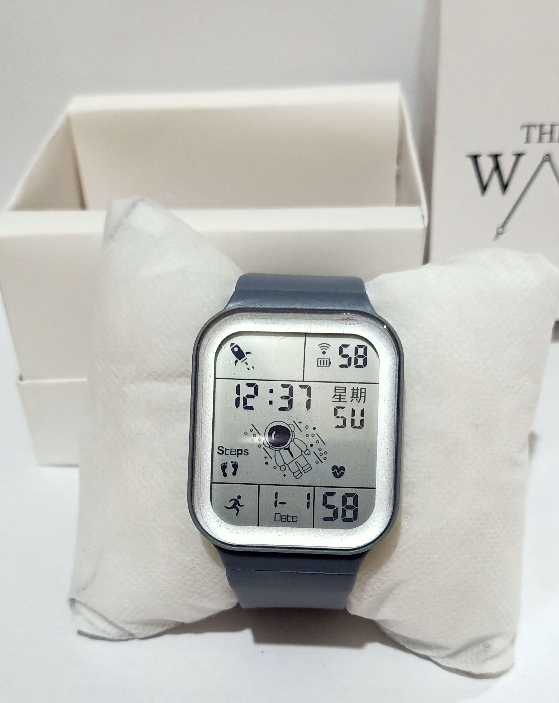 Digital LED Sports Watch for Men & Students – Waterproof Sport Wrist Watch with Alarm, Date & Rubber Strap