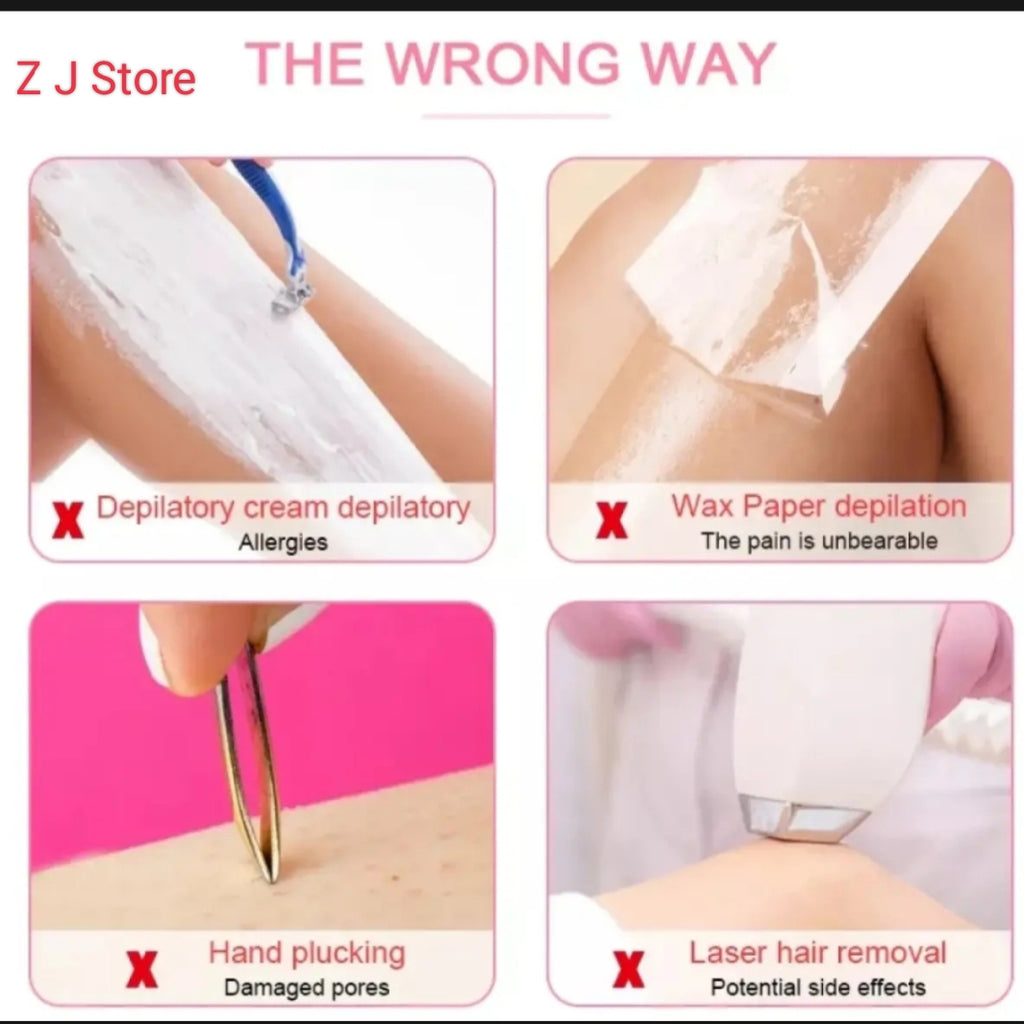 Painless Crystal Hair Remover – Nano Glass Hair Removal Tool for Men & Women