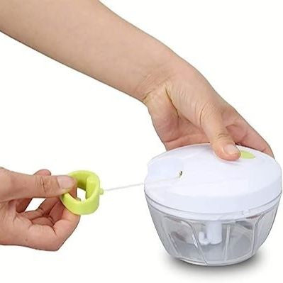 Hand-Pulled Garlic Chopper – Manual Multifunction Grinder for Vegetables, Meat & Herbs