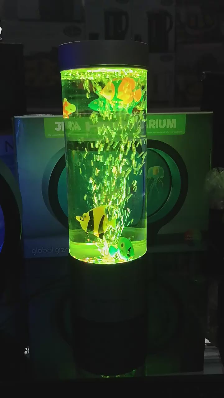 High Quality LED Fish Aquarium Lamp - Realistic Floating fish with Bubble Water Effect, Electric Lamp For Bedroom, Home, Office & Living Room